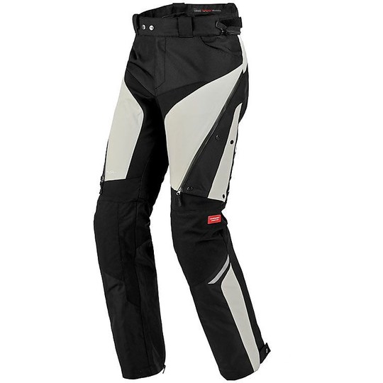 Pantaloni Moto In Tessuto Touring H2Out Spidi 4SEASON Pants Nero Grgio