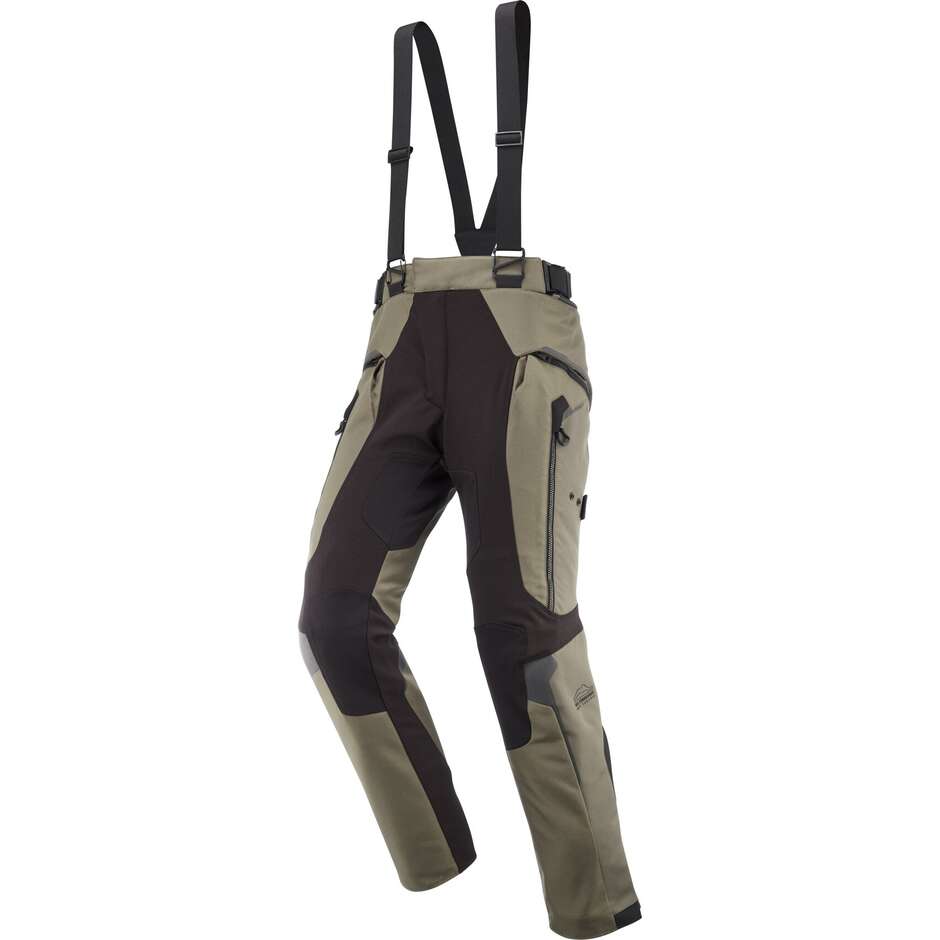 Pantaloni Moto ODIN PT Kaki Nero taglia M
