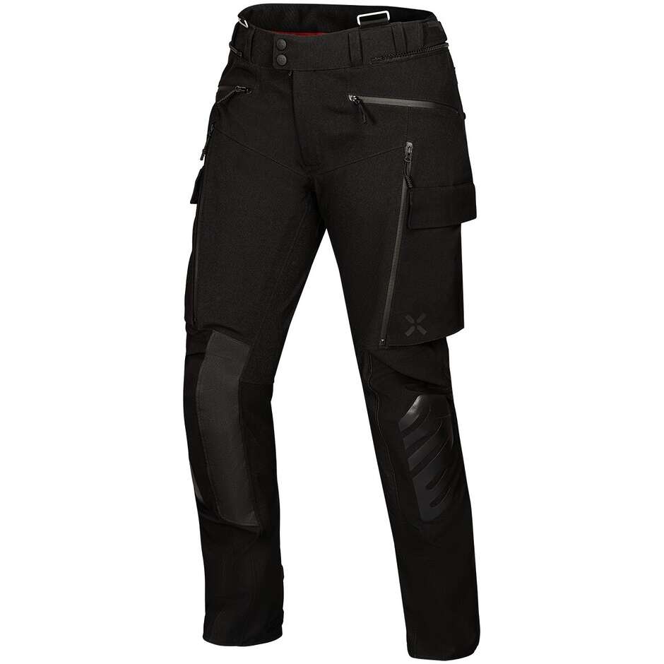 Pantaloni Moto Ixs Venture-STX 1.0 Laminati Nero 