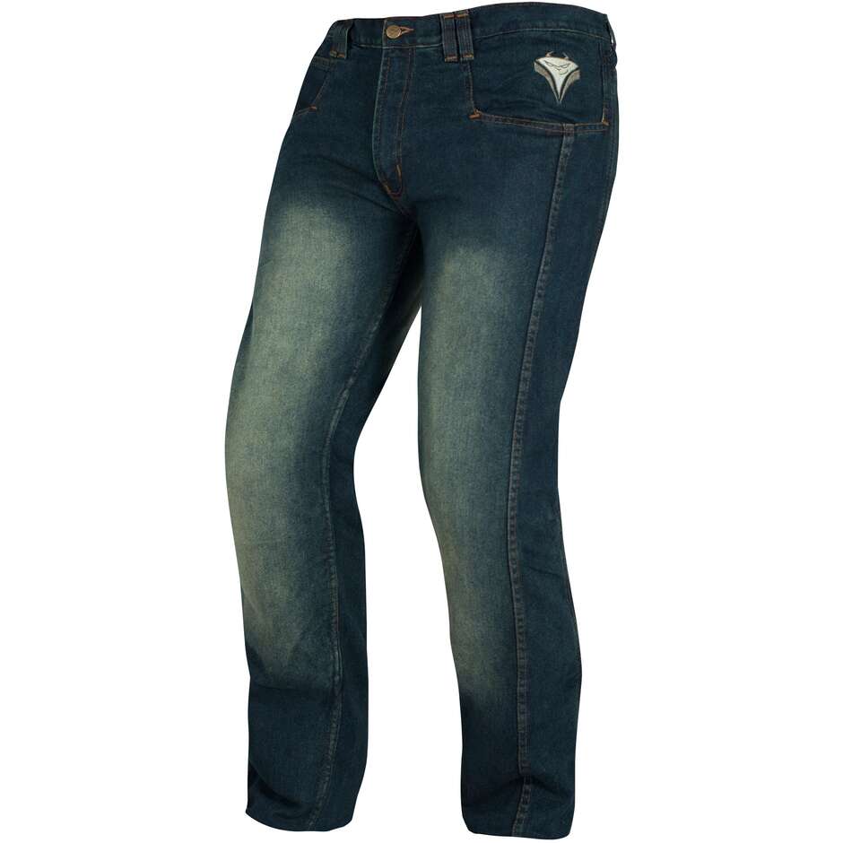 Pantaloni Moto Jeans A-pro Modello Ramp Blu