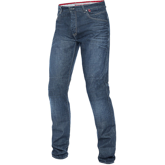 Pantaloni Moto Jeans Dainese Boneville Slim Denim Medio