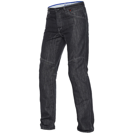 Pantaloni Moto Jeans Dainese D1 Evo Aramidico Nero