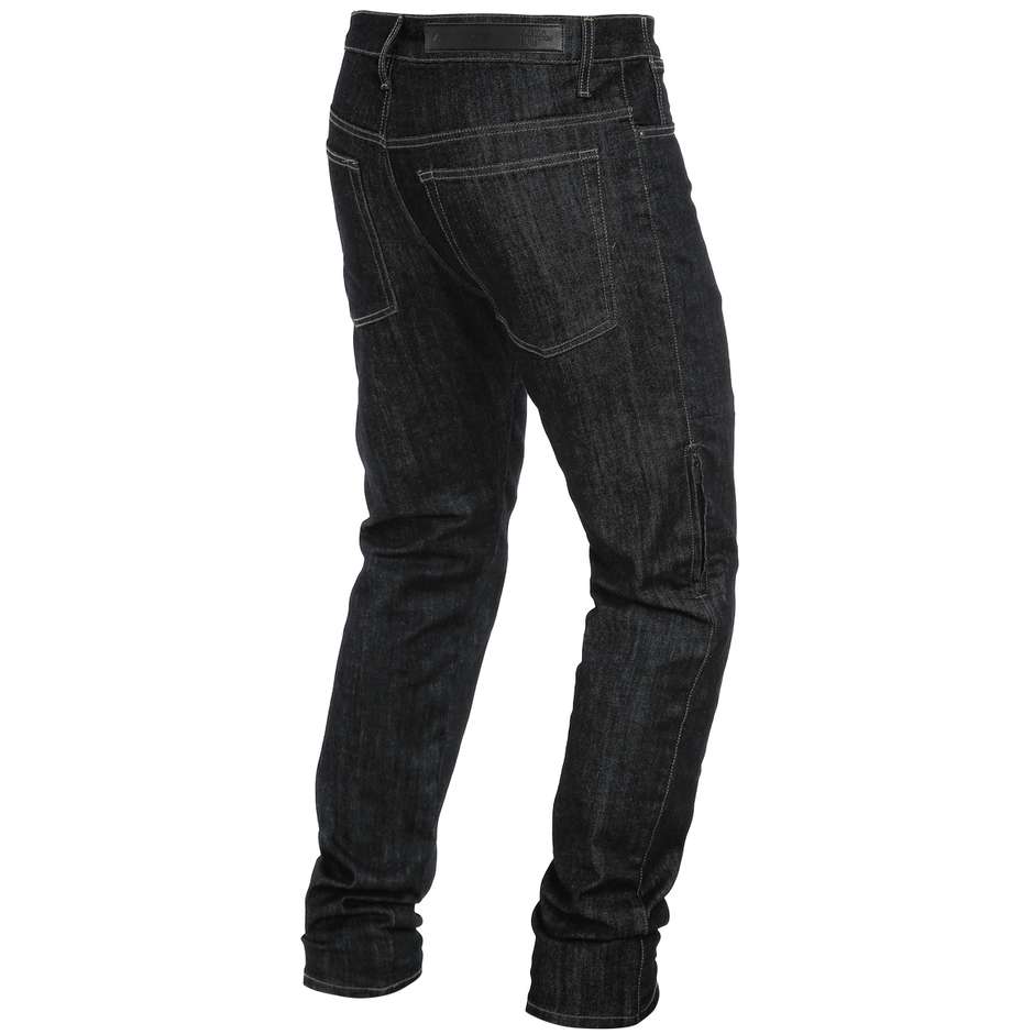 Pantaloni Moto Jeans Dainese DENIM REGULAR Nero