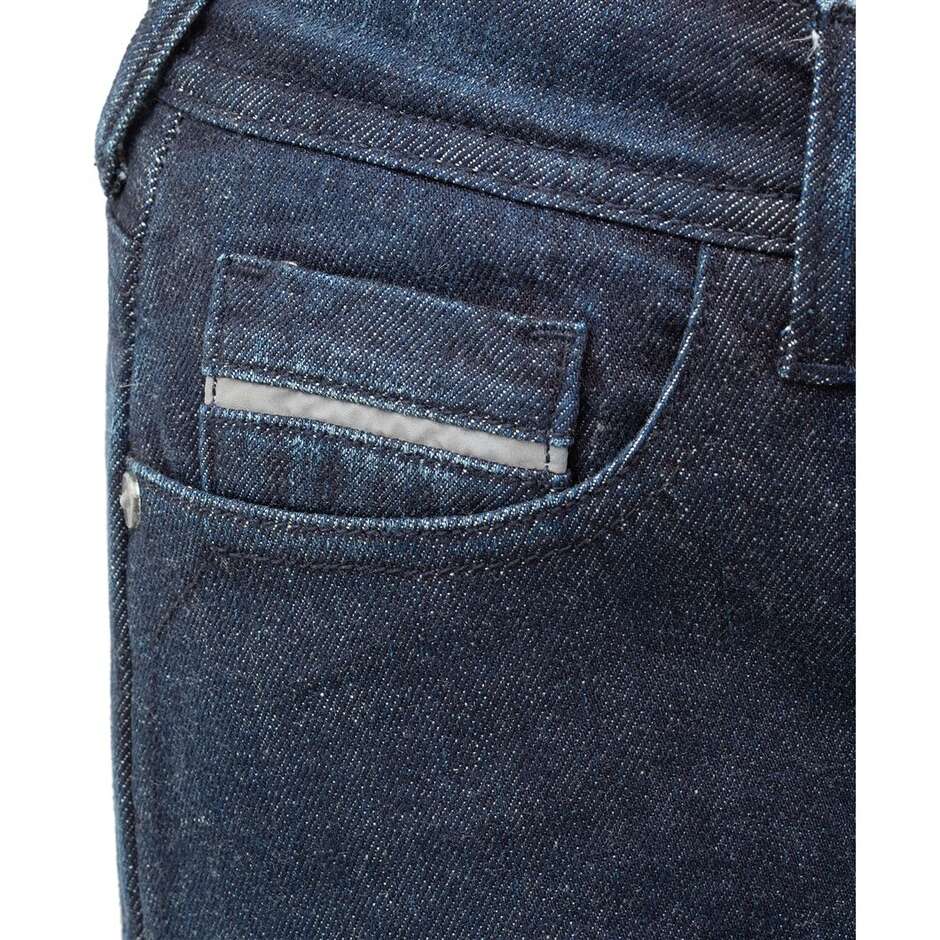 Pantaloni Moto Jeans Donna Tucano Urbano 8260wf468 ZENA Lady Blu Scuro