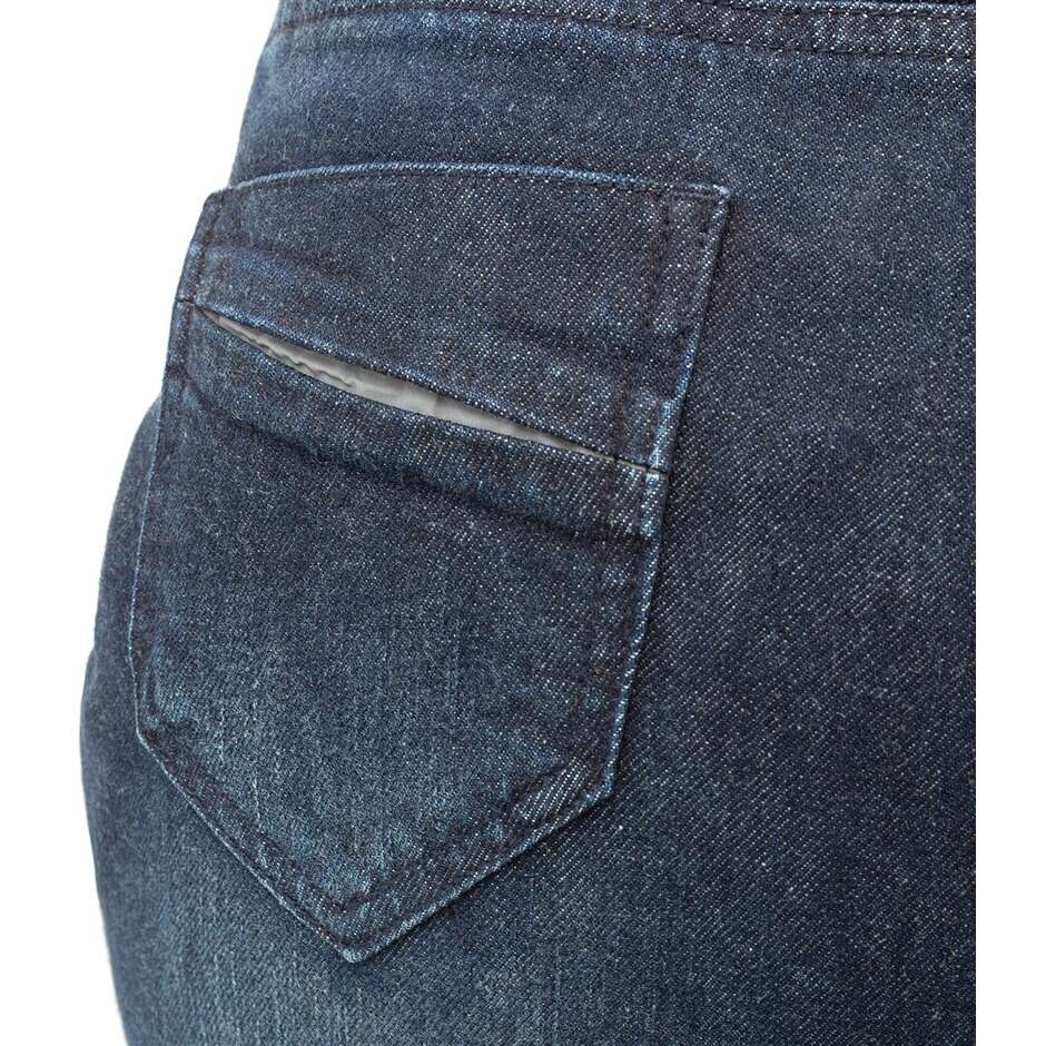 Pantaloni Moto Jeans Donna Tucano Urbano 8260wf468 ZENA Lady Blu Scuro