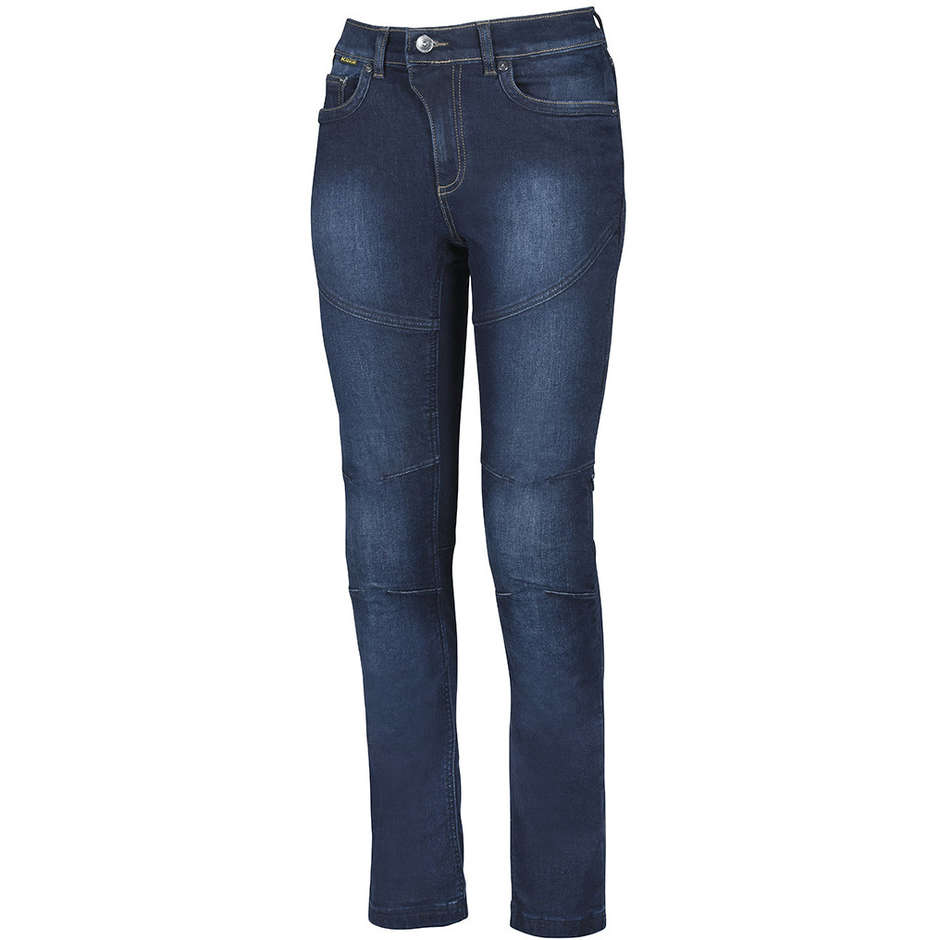 Pantaloni Moto Jeans Hevik Modello MEMPHIS LADY Blu Denim	
