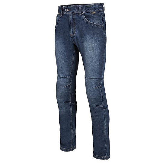 Pantaloni Moto Jeans Hevik Modello Nashville Blu Denim