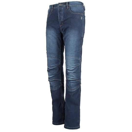 Pantaloni Moto Jeans Impermeabili OJ Bluster Blu