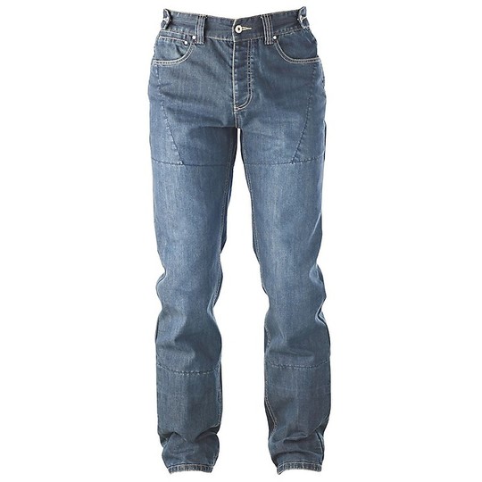 Pantaloni Moto Jeans Ixon Dustin C-Size Taglia Conformata Navy