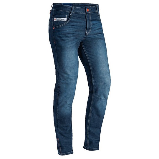 Pantaloni Moto Jeans Ixon MIKE Blu