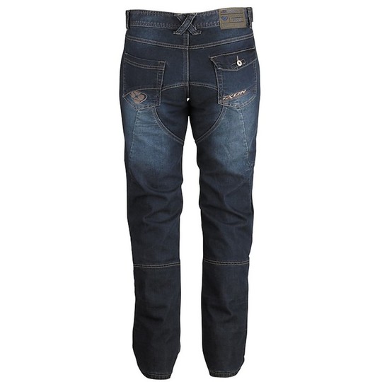 Pantaloni Moto Jeans Ixon Modello Sawyer Blu