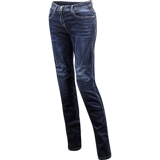 Pantaloni Moto Jeans LS2 Vision Evo  Lady Nero Certificato