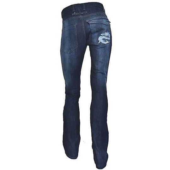 Pantaloni Moto Jeans Madif Racing Street Denim Blue Con Protezioni 