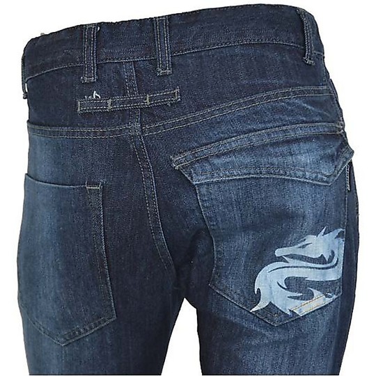 Pantaloni Moto Jeans Madif Racing Street Denim Blue Con Protezioni 