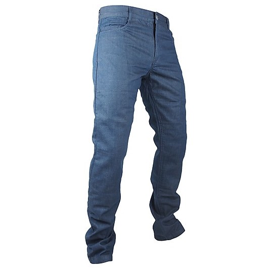 Pantaloni Moto Jeans Overlap Street Petrol