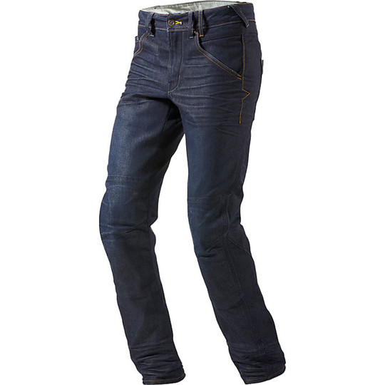 Pantaloni Moto Jeans Rev'it Campo Blu Scuro Medio L34