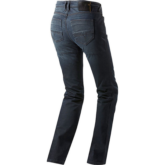 Pantaloni Moto Jeans Rev'it Lady Broadway Blu