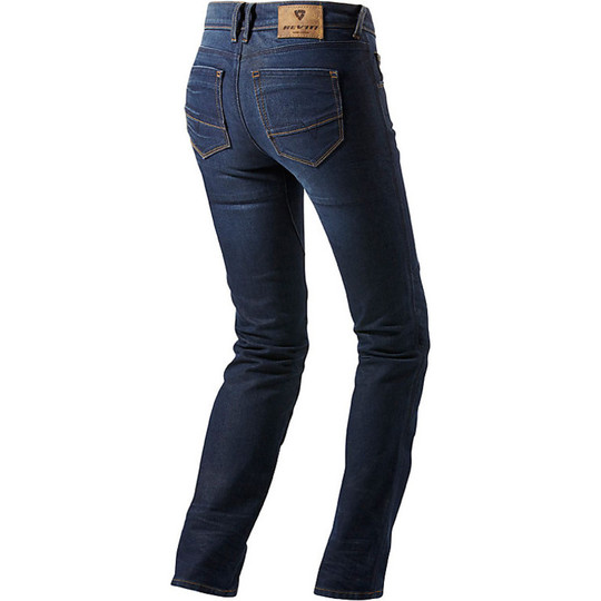 Pantaloni Moto Jeans Rev'it Lady Madison Blu