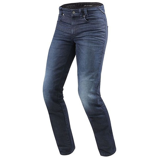 Pantaloni Moto Jeans Rev'it Vendome 2 Dark Blu L 32