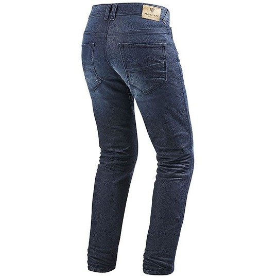 Pantaloni Moto Jeans Rev'it Vendome 2 Dark Blu L 34