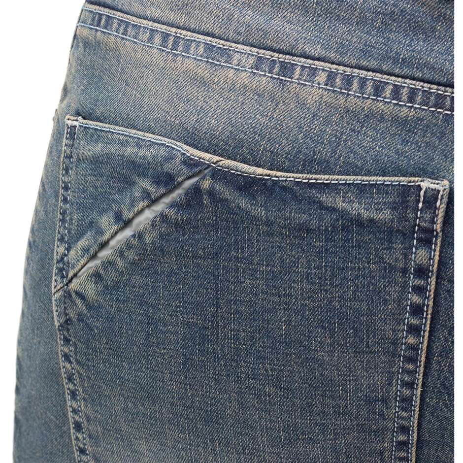 Pantaloni Moto Jeans Tucano Urbano 8258mf470 PORTO Blu