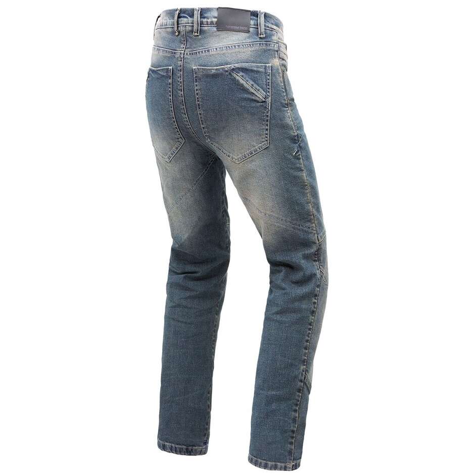 Pantaloni Moto Jeans Tucano Urbano 8258mf470 PORTO Blu