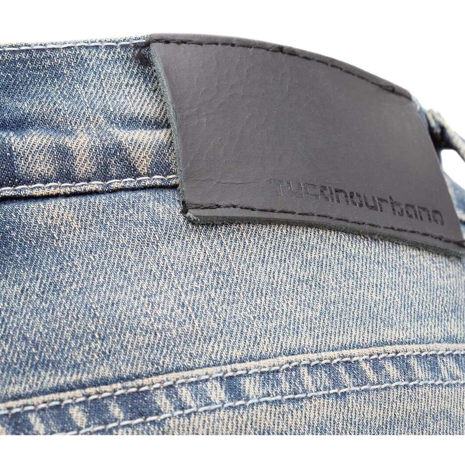Pantaloni Moto Jeans Tucano Urbano 8258mf470 PORTO Blu