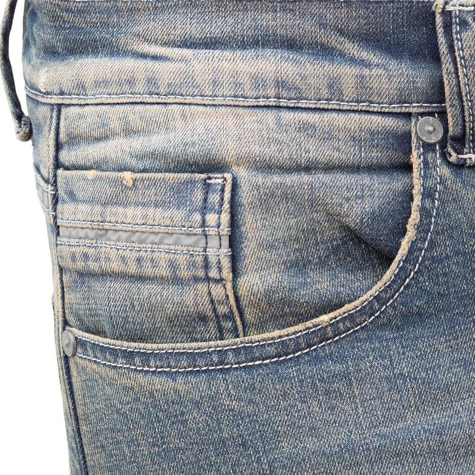 Pantaloni Moto Jeans Tucano Urbano 8258mf470 PORTO Blu