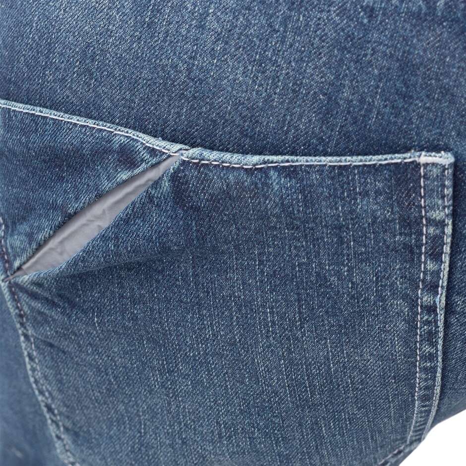 Pantaloni Moto Jeans Tucano Urbano 8259mf471 QUARTO Blu