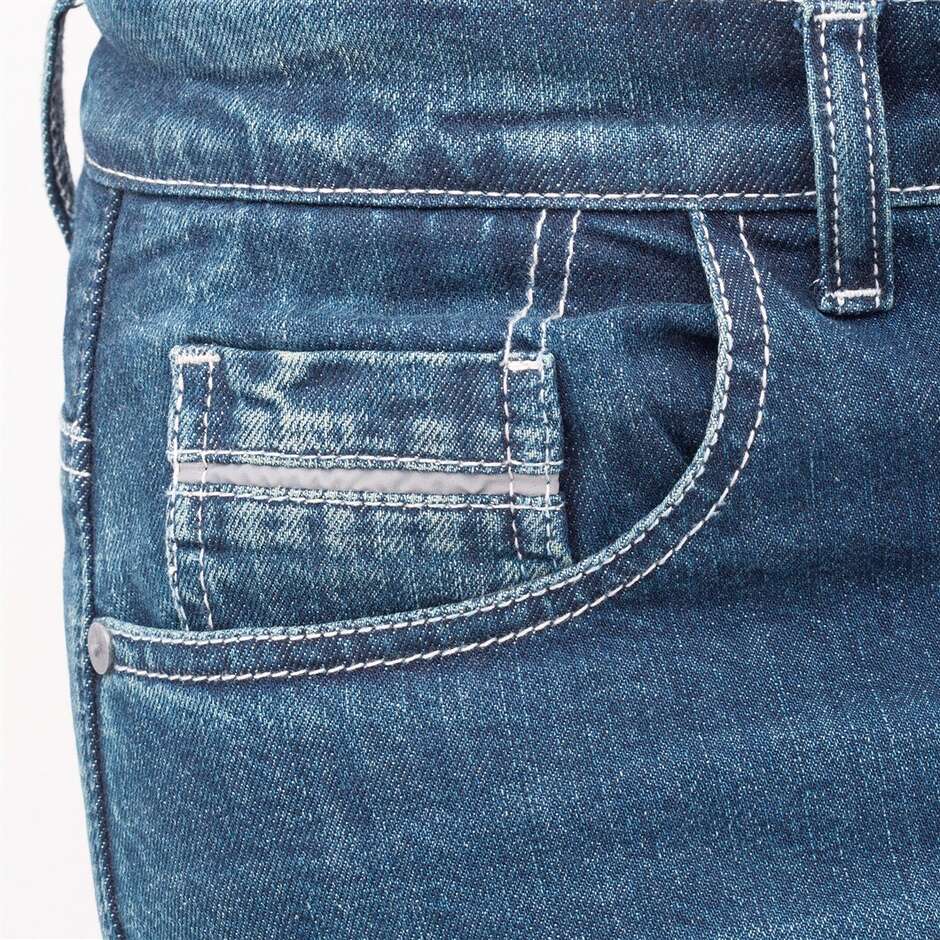 Pantaloni Moto Jeans Tucano Urbano 8259mf471 QUARTO Blu