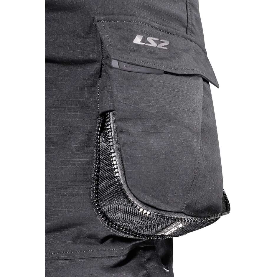 Pantaloni Moto LS2 X-MASTER MAN Nero Grigio