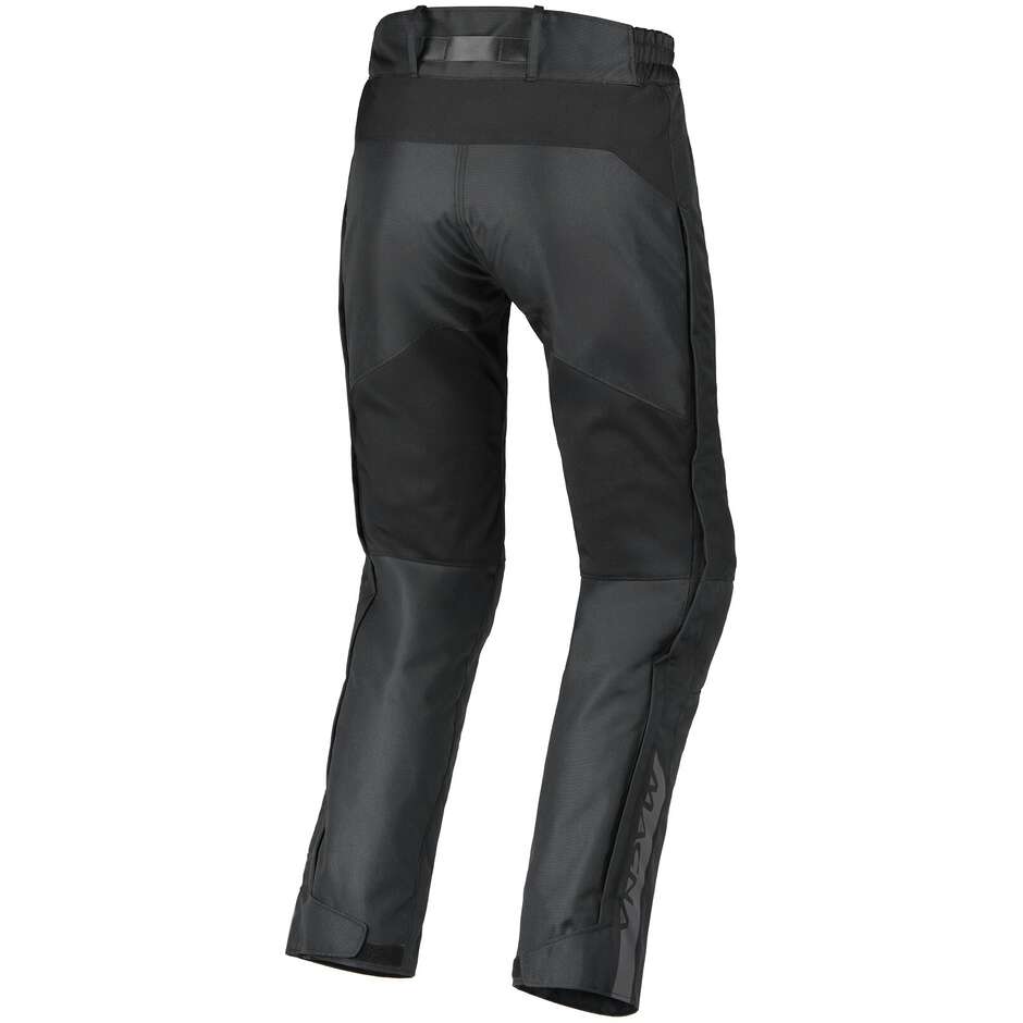 Pantaloni Moto Macna Aguano Nero - Accorciati
