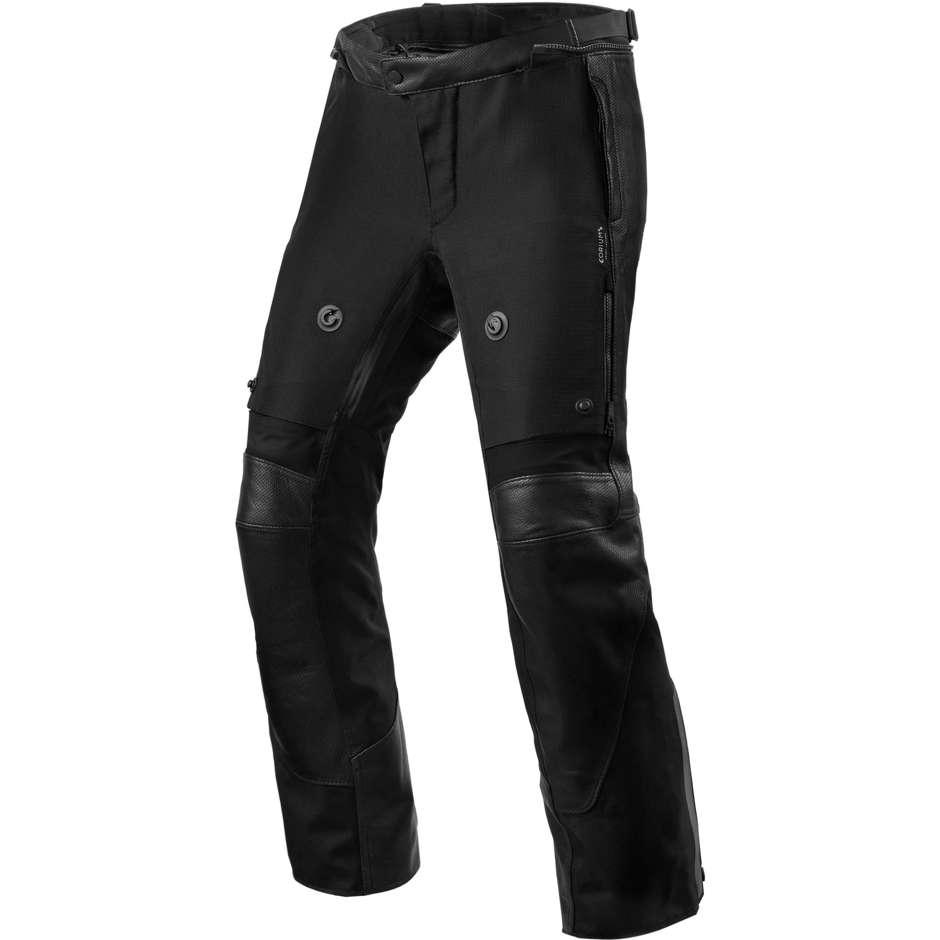 Pantaloni Moto Pelle Rev'it VALVE H2O Nero Standard