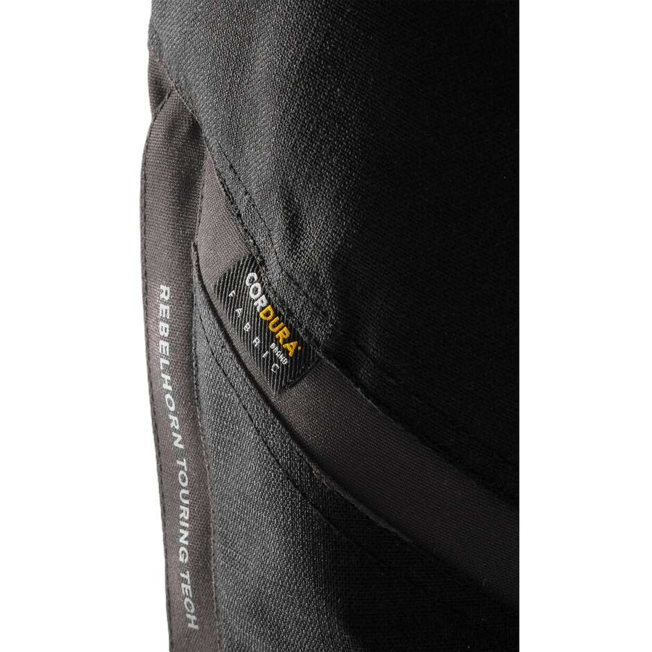 Pantaloni Moto REBELHORN In Tessuto HARDY 3.0 DESERT Grigio Rossi