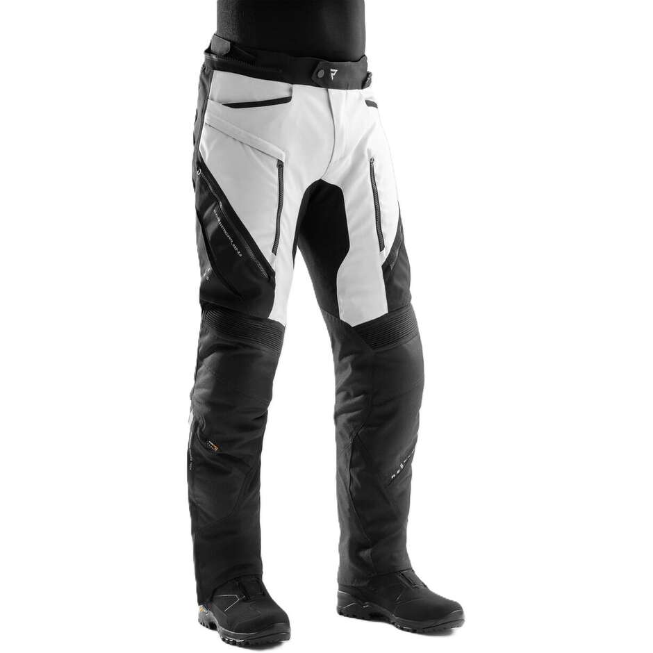 Pantaloni Moto REBELHORN In Tessuto HARDY 3.0 Nero Grigio