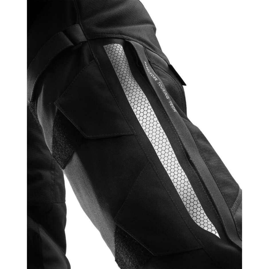Pantaloni Moto REBELHORN In Tessuto HARDY 3.0 Nero Grigio