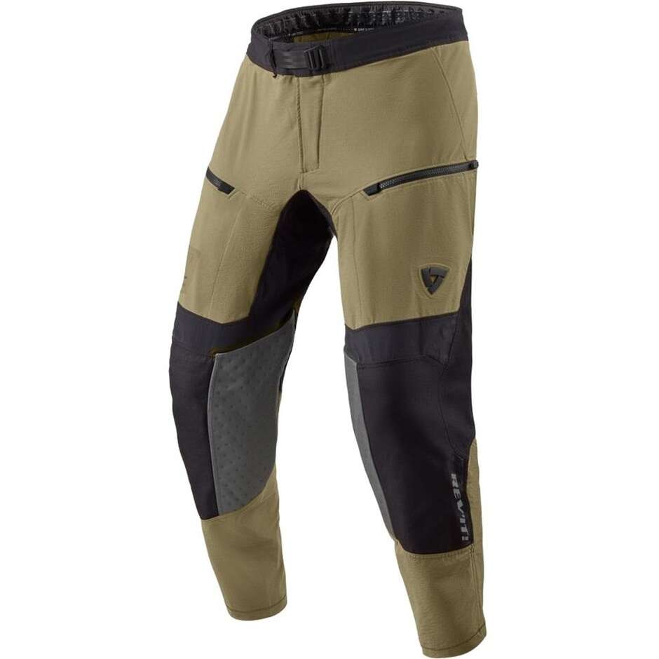 Pantaloni Moto Rev'it Peninsula 2 Verde Nero Accorciato