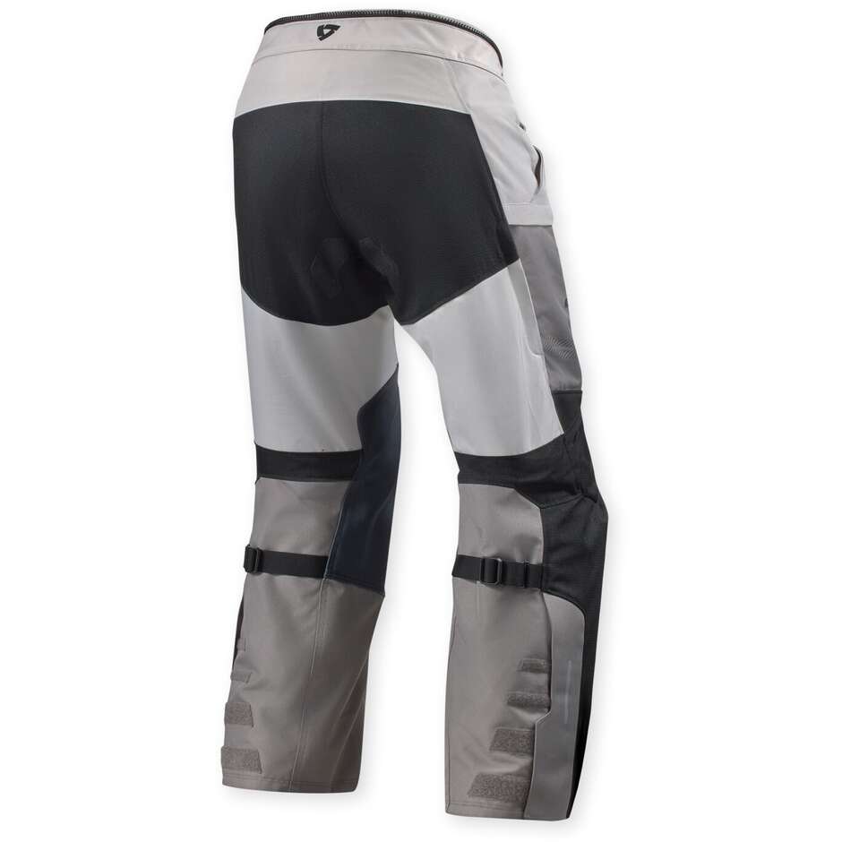Pantaloni Moto Rev'it Sand 5 H2O Argento Nero - Standard