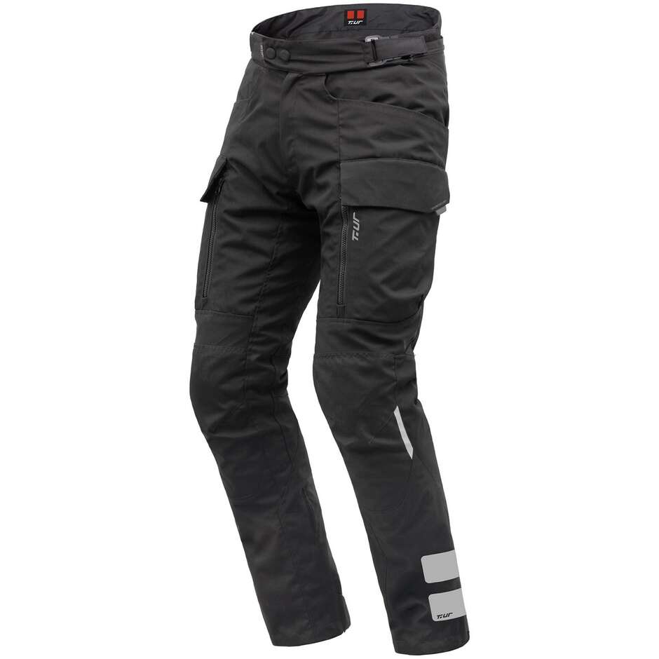 Pantaloni Moto T-UR T8128M LAPLAND PANT HYDROSCUD Nero taglia 2XL