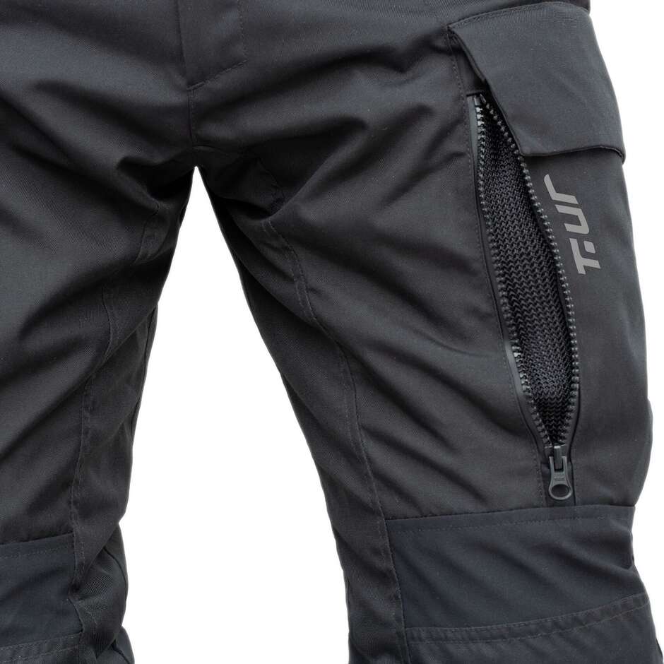 Pantaloni Moto T-UR T8128M LAPLAND PANT HYDROSCUD Nero
