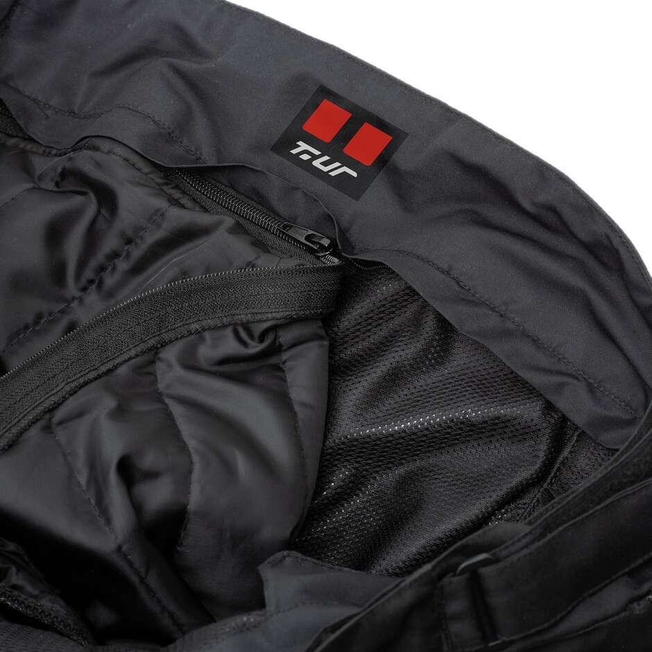 Pantaloni Moto T-UR T8128M LAPLAND PANT HYDROSCUD Nero