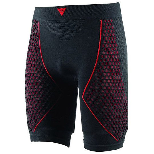 Pantaloni Moto Tecnica Dainese D-Core Thermo Pant SL Corti Nero/Rosso