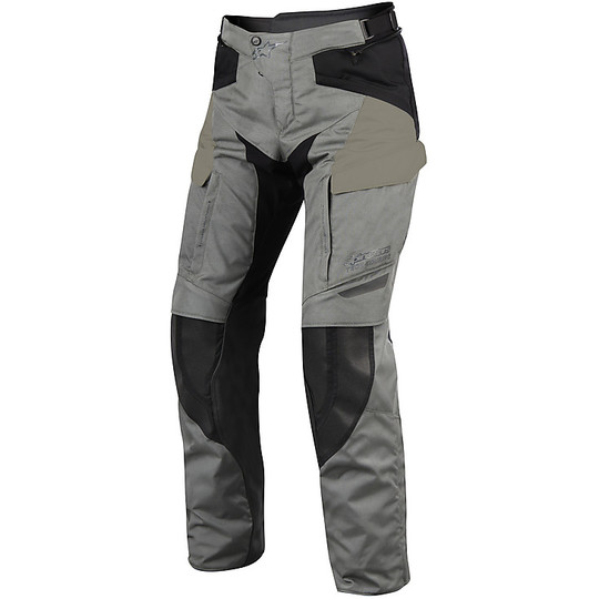 Pantaloni Moto Tecnici Alpinestars Durban Gore-Tex Grigio Nero Sabbia