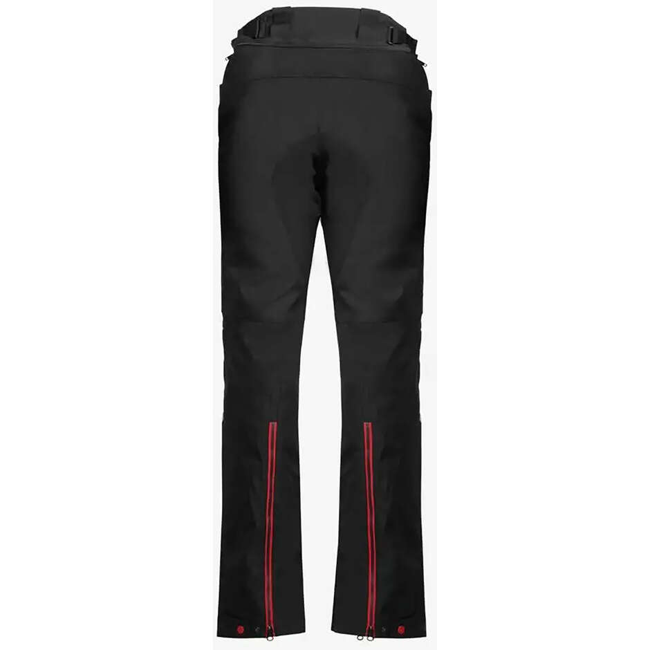 Pantaloni Moto Tecnici Moto Guzzi Adventure Touring Nero Bianco Rosso