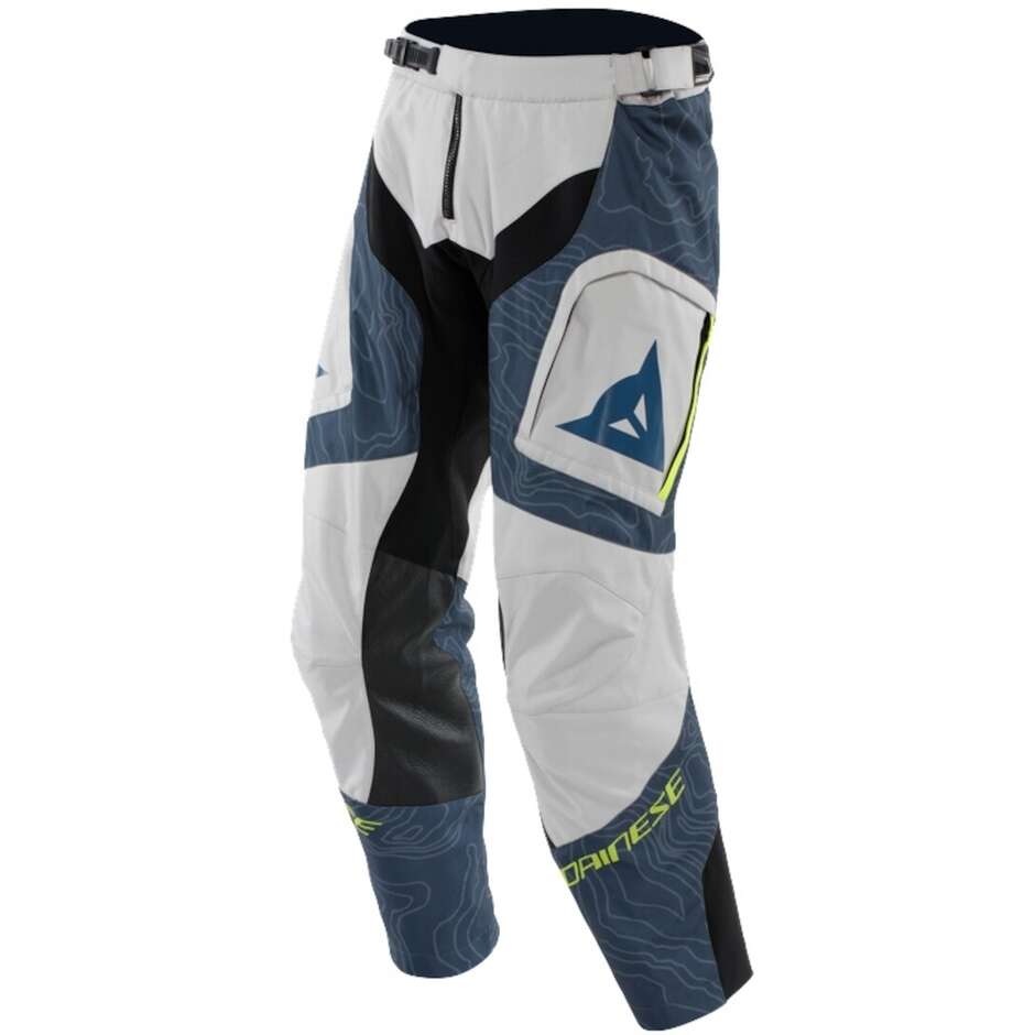 Pantaloni Moto Tessuto Dainese STERRATO TEX Glacier Grigio Blu