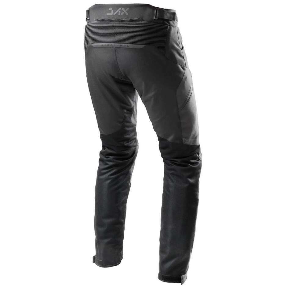 Pantaloni Moto Tessuto Rebelhorn JAX Nero