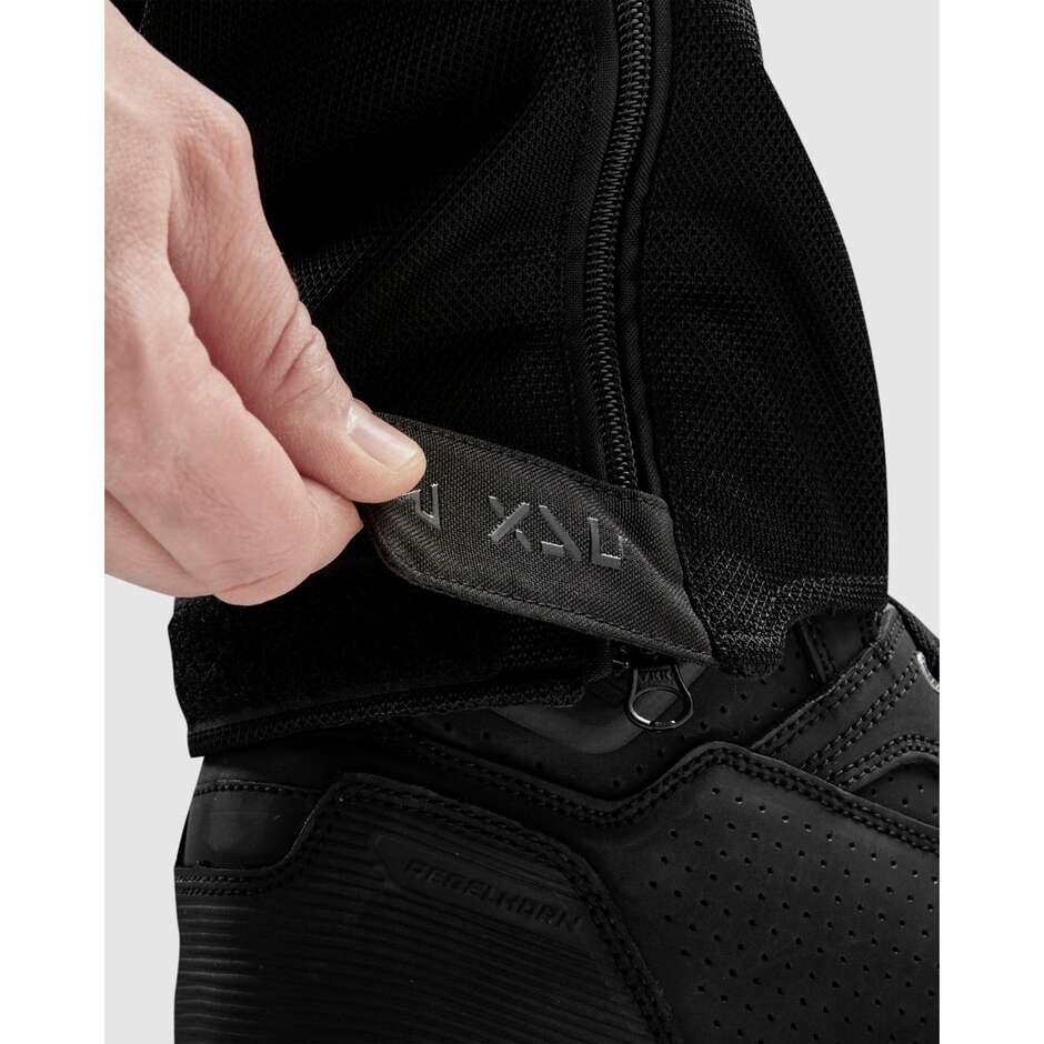 Pantaloni Moto Tessuto Rebelhorn JAX Nero