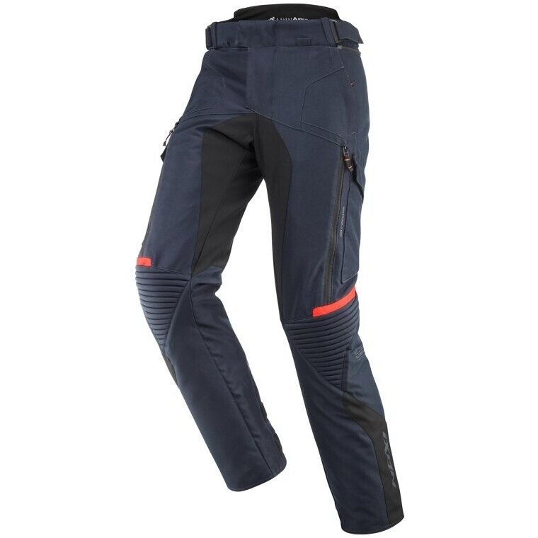 Pantaloni Moto Touring MIDGARD PT Navy Rosso Vivo taglia 4XL