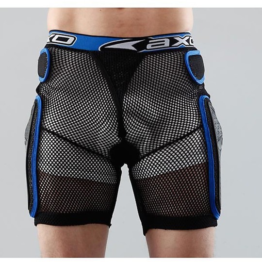 Pantaloni Protettivi per moto Axo Rock Pant Con Rinforzi Nero-Blu