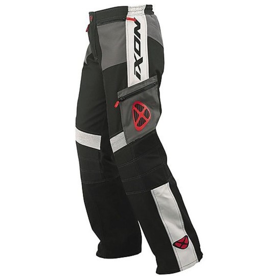 Pants Enduro Moto Cross Terrain Waterproof Ixon Gigantic Black-Red